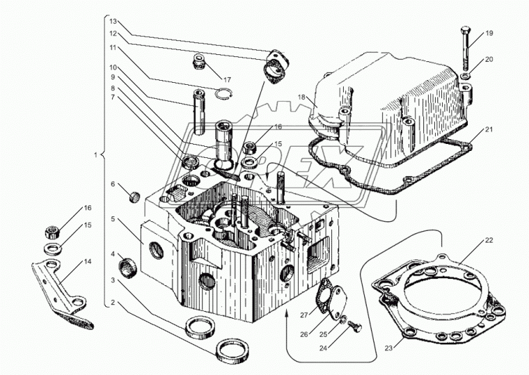 7511.1003108 Седло впускного клапана (сталь) ф45х56 h=8; внурти на конус ЯМЗ